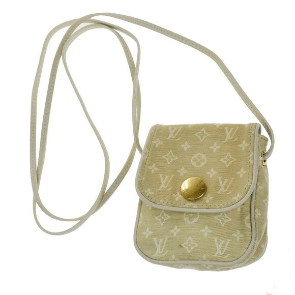 LOUIS VUITTON Pochette Cancoon Shoulder Bag Monogram Mini Lin BE M95312 31YH704 - Picture 1 of 16